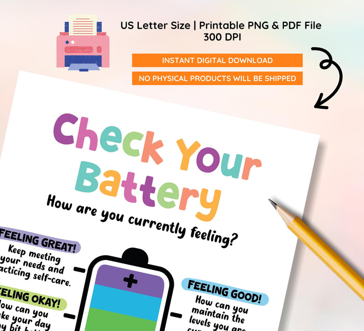 Check Your Battery, Zones of Regulation (Digital Download)