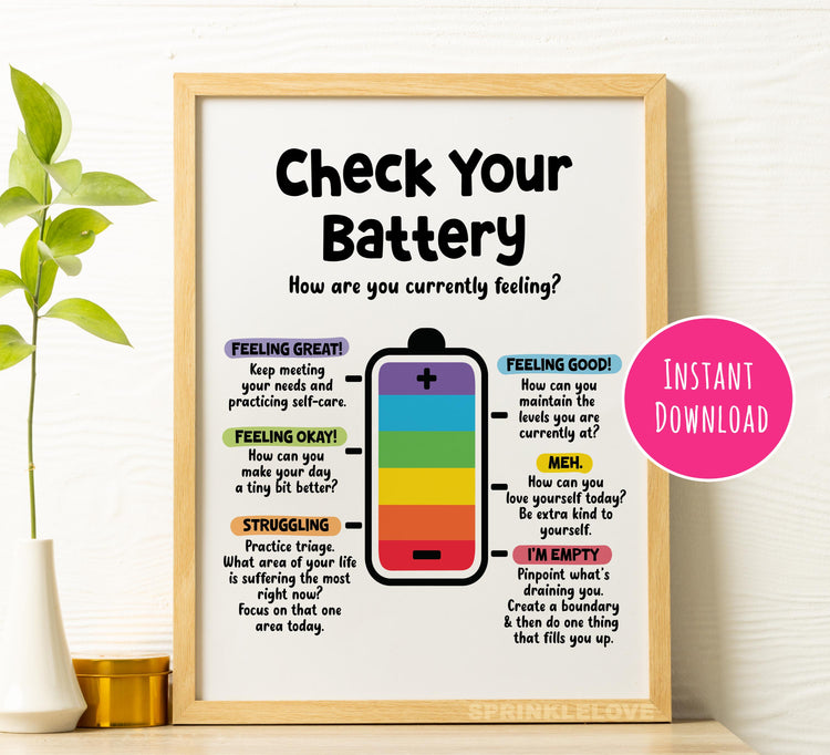Check Your Battery, Zones of Regulation (Digital Download)