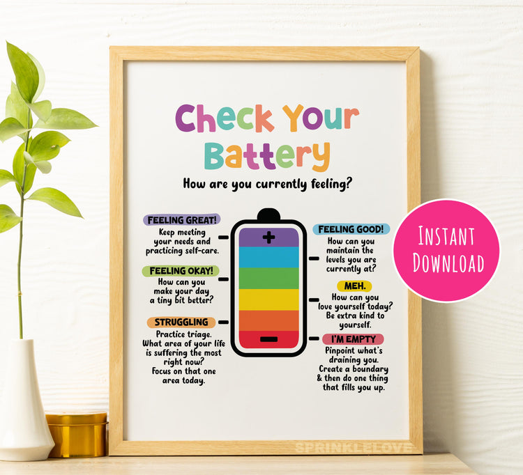 Check Your Battery, Zones of Regulation (Digital Download)