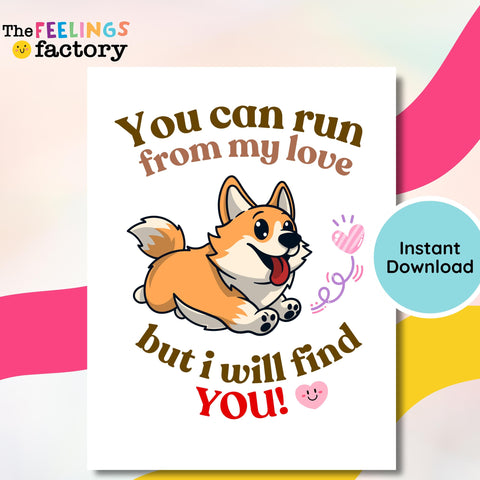 Dog Love Quote Print: Colorful Pet Lover Wall Art (Digital Download)