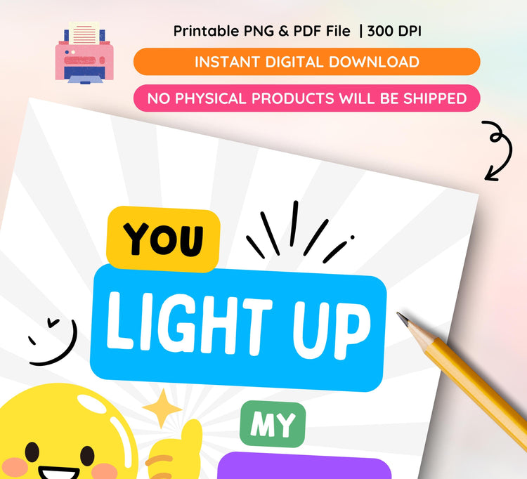 Kawaii Affirmation Posters: Kids Room Decor, Motivational Quote Prints (Digital Download))