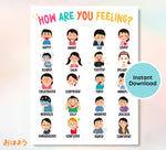 How Are You Feeling? Emotions Chart Poster