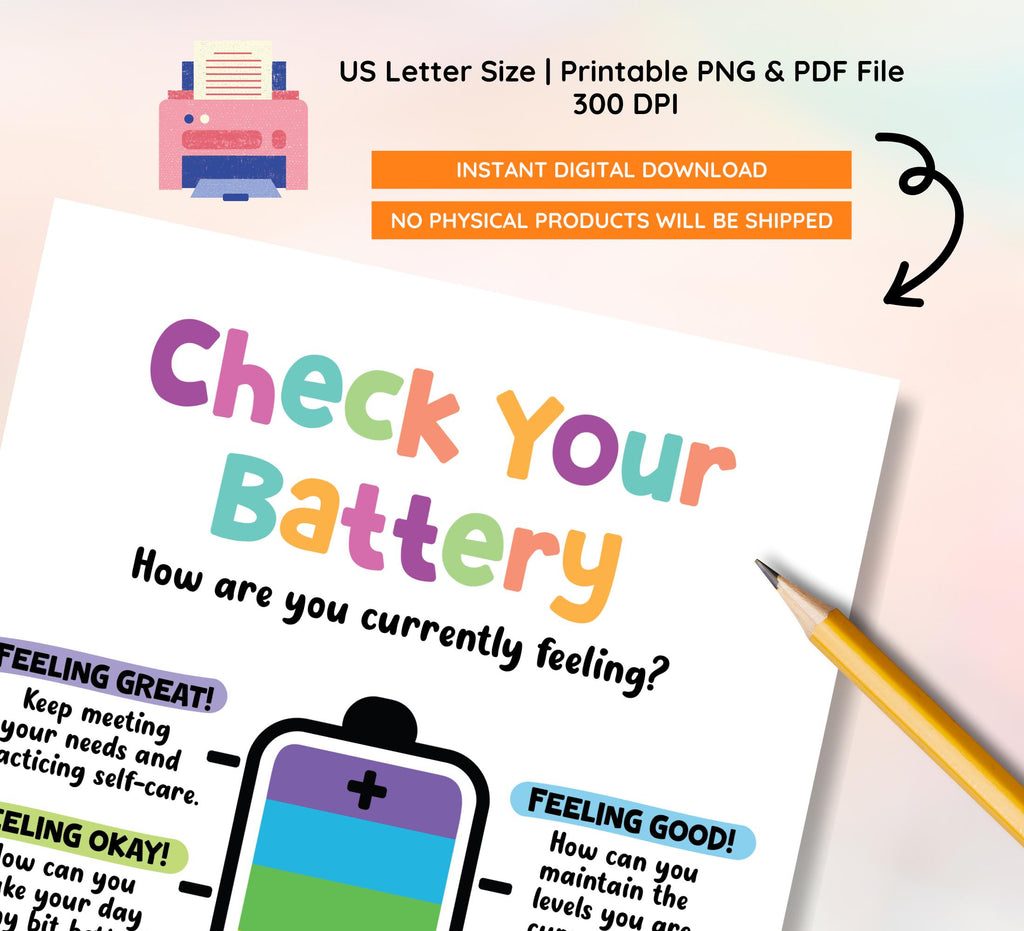 Check Your Battery, Zones of Regulation (Digital Download)