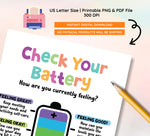 Check Your Battery, Zones of Regulation (Digital Download)