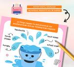 Changing Emotions Workbook, Feelings & Coping Skills Activities, Mental Health Worksheets, Emotional Regulation, Instant Download