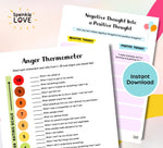 Anger Management Workbook: Therapy Activities & Coping Skills (Digital Download)