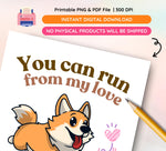 Dog Love Quote Print: Colorful Pet Lover Wall Art (Digital Download)