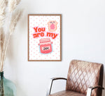 You Are My Jam Valentine Printable, Kids Poem Card (Digital Download)