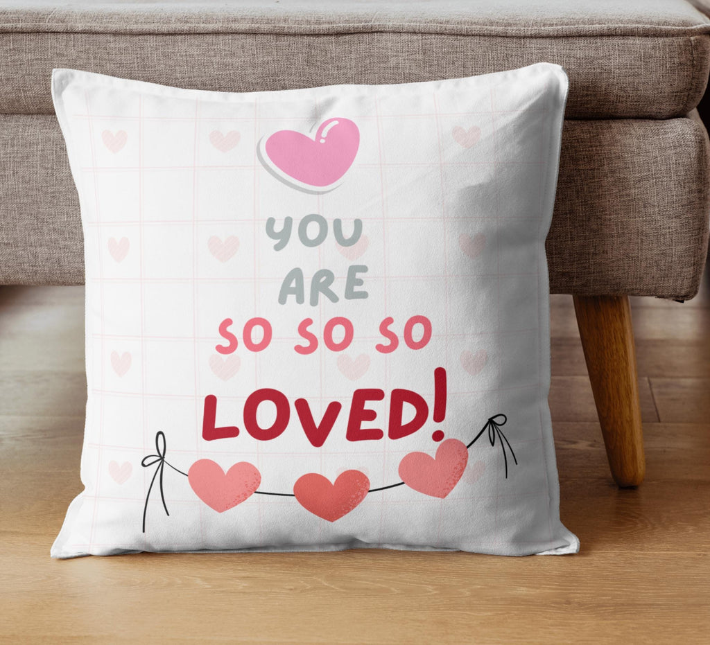 You Are So Loved Nursery Print: Modern Playroom Wall Art (Digital Download)