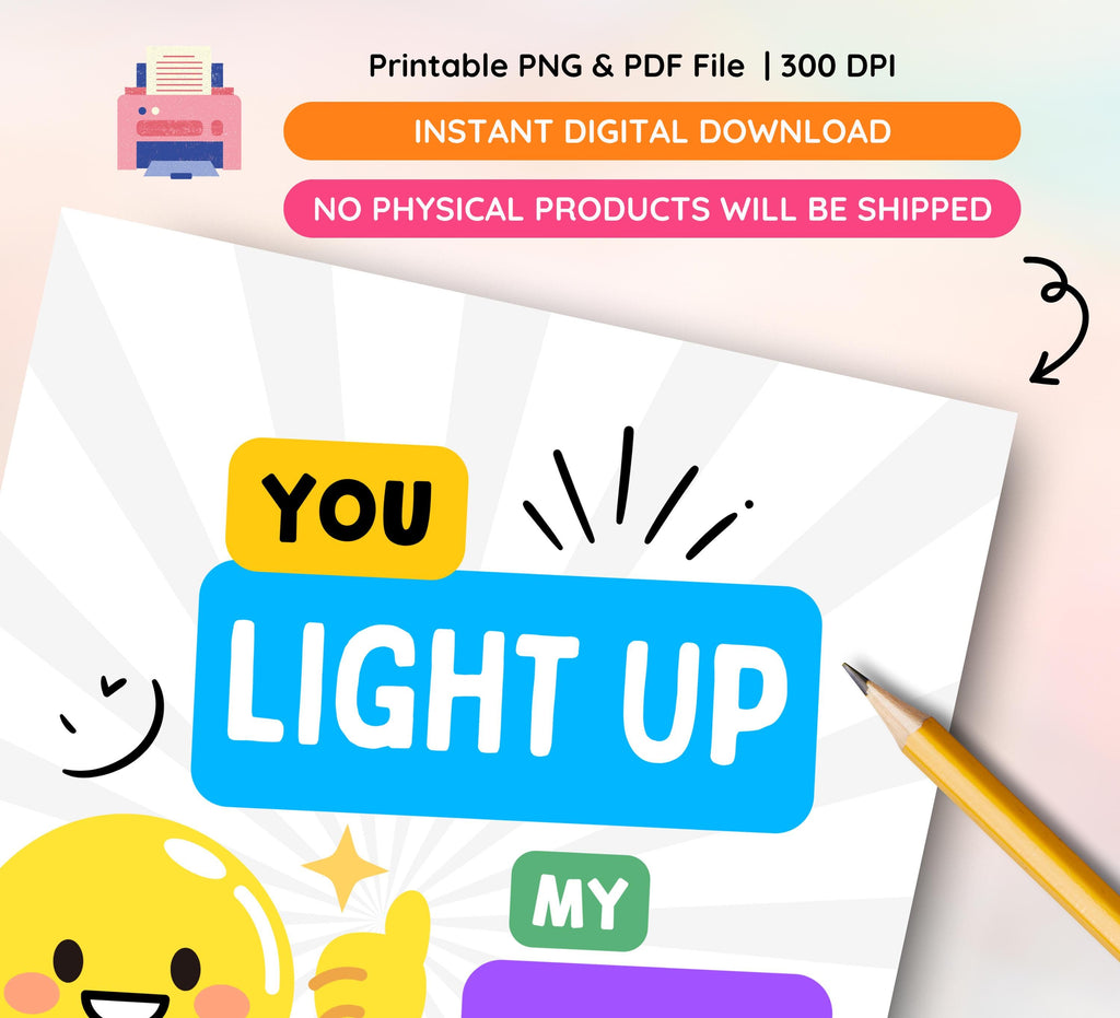 Kawaii Affirmation Posters: Kids Room Decor, Motivational Quote Prints (Digital Download))