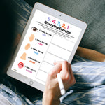 Grounding Exercise Worksheet: Mindfulness for Anxiety & PTSD (Printable PDF)