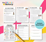 Trauma Coping Skills Worksheets: Mental Health, Self-Care (PDF Download)